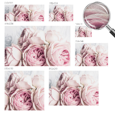 Papier peint panoramique salon Ružové ruže