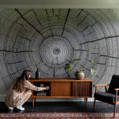 Papier peint intissé imprimé Harmonie forestière