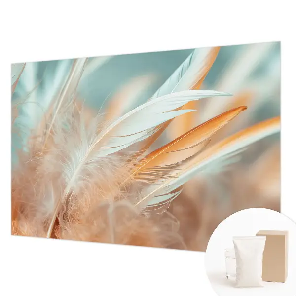 Papier peint intissé imprimé Plumes délicates
