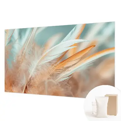 Papier peint intissé imprimé Plumes délicates