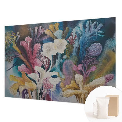 Papier peint photographique salon avec un motif 