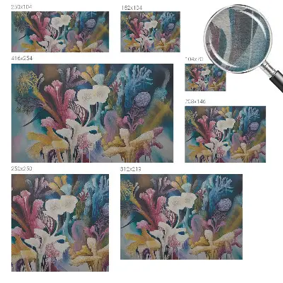 Papier peint photo grand format pour le mur explosion florale