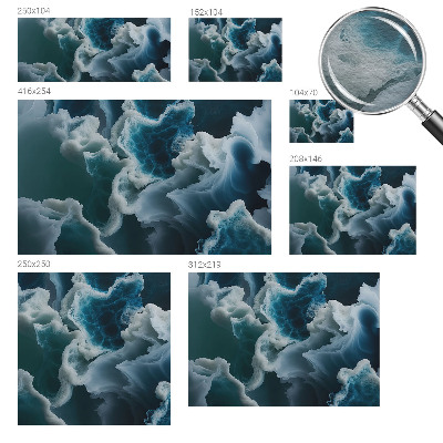 Papier peint photographique Morské vlny