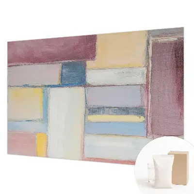 Papier peint photo sur tissu non tissé formes géométriques