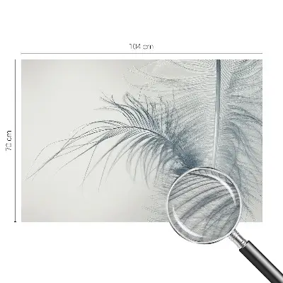 Papier peint photographique intissé Plume délicate