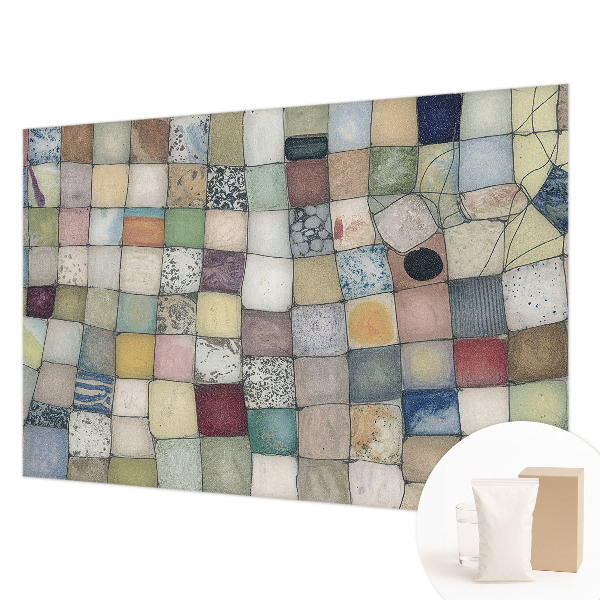 Papier peint chambre moderne Farebná mozaika