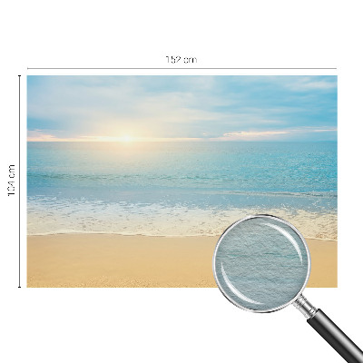 Papier peint panoramique avec un motif de lever de soleil