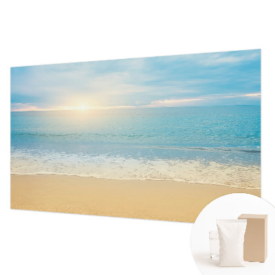 Papier peint panoramique avec un motif de lever de soleil