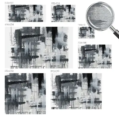 Papier peint photographique sur tissu non tissé Art moderne
