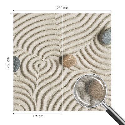 Tapisserie panoramique avec motif « Harmonické vlny »