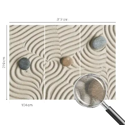 Papier peint photographique intissé Vagues harmonieuses
