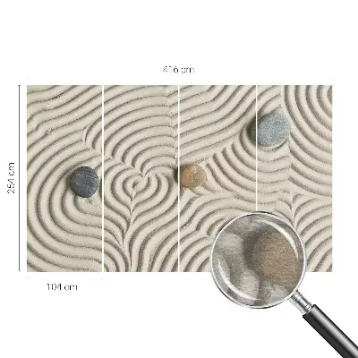 Papier peint photographique intissé Vagues harmonieuses