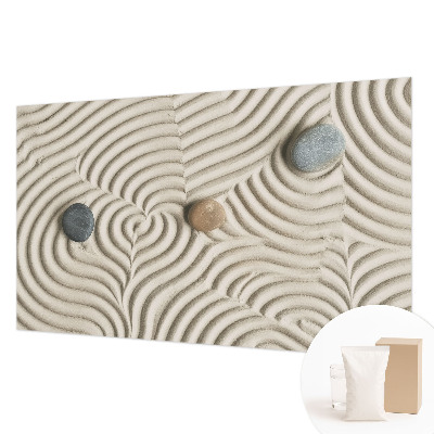 Tapisserie panoramique avec motif « Harmonické vlny »