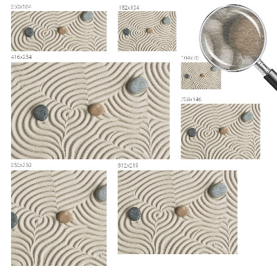 Tapisserie panoramique avec motif « Harmonické vlny »