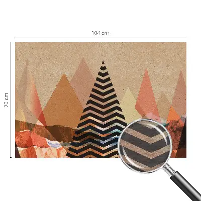 Papier peint photo grand format pour le mur paysage abstrait