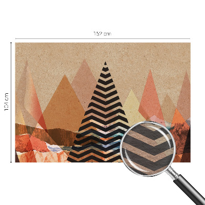 Papier peint panoramique enfant Abstraktná krajina