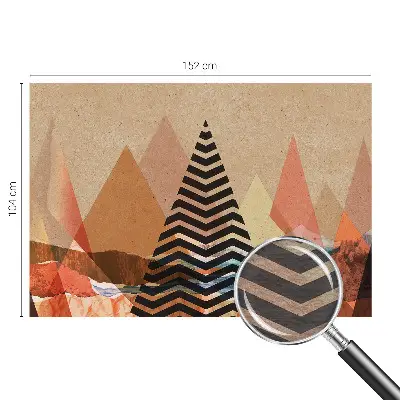 Papier peint photo grand format pour le mur paysage abstrait