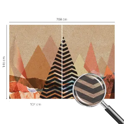 Papier peint photo grand format pour le mur paysage abstrait