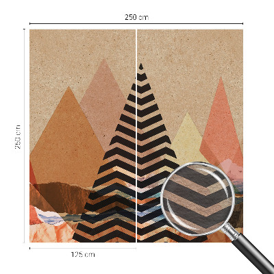 Papier peint panoramique enfant Abstraktná krajina