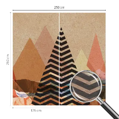 Papier peint photo grand format pour le mur paysage abstrait