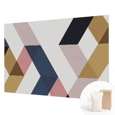 Papier peint photo sur tissu non tissé Losanges colorés