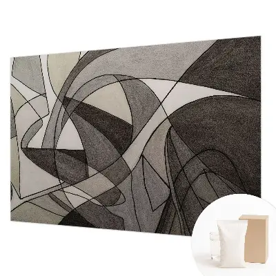 Papier peint photo imprimé sur tissu non tissé Abstraction géométrique