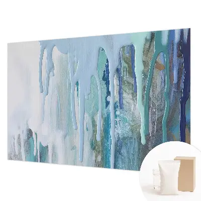 Papier peint photographique sur tissu non tissé Cascades bleues