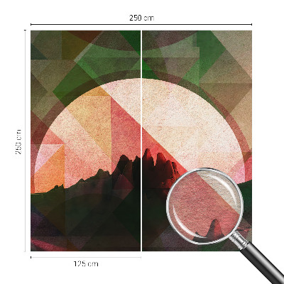 Papier peint panoramique intissé moderne Malebné kopce