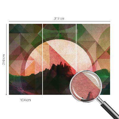 Papier peint panoramique intissé moderne Malebné kopce