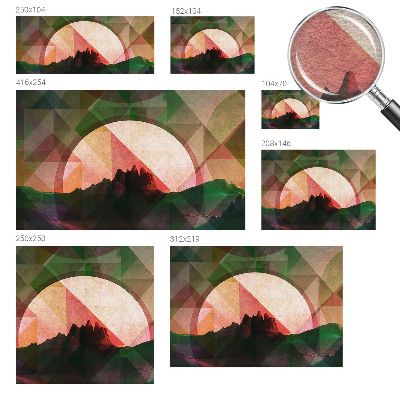 Papier peint panoramique intissé moderne Malebné kopce