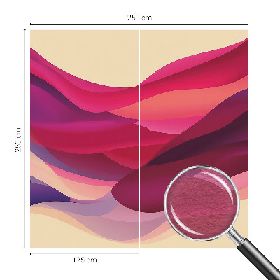 Papier peint panoramique facile à poser Tekuté vlny
