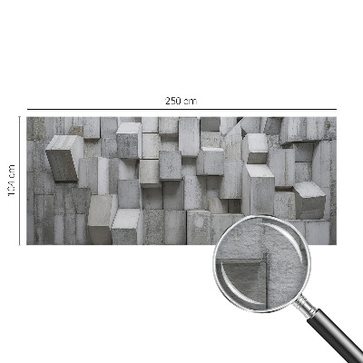 Décoration murale panoramique intissé Betónové bloky