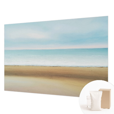 Tapisserie murale avec un motif de paysage marin