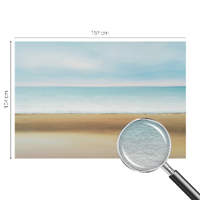 Tapisserie murale avec un motif de paysage marin