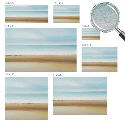 Papier peint photographique sur tissu non tissé paysage marin