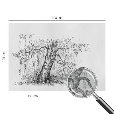 Papier peint intissé Arbre forestier
