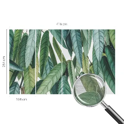 Papier peint photo grand format pour le mur Feuilles naturelles