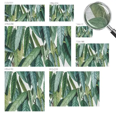 Papier peint photo grand format pour le mur Feuilles naturelles