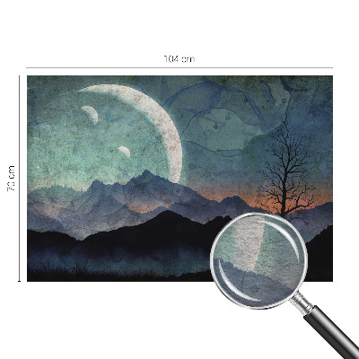 Papier peint panoramique sur mesure Nočná krajina