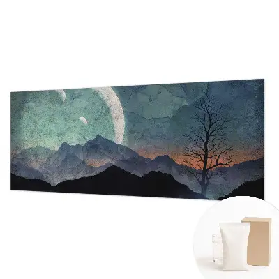 Papier peint photographique sur tissu non tissé paysage nocturne