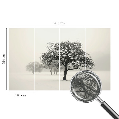 Papier peint panoramique intissé avec motif 