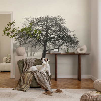 Papier peint panoramique intissé Zimné stromy