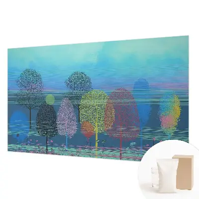 Papier peint intissé imprimé Harmonie colorée