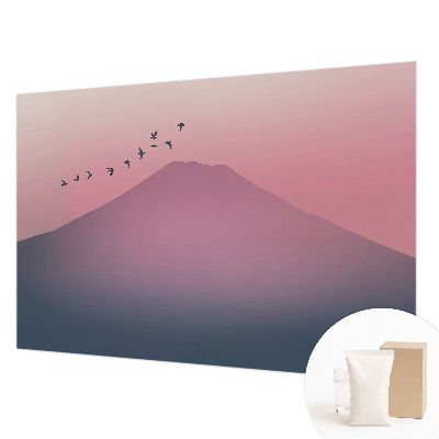 Tapisserie panoramique avec motif « Horský západ »