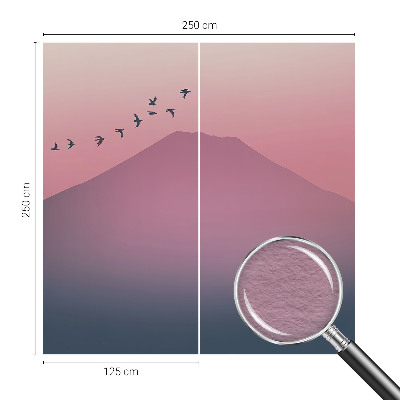 Tapisserie panoramique Horský západ