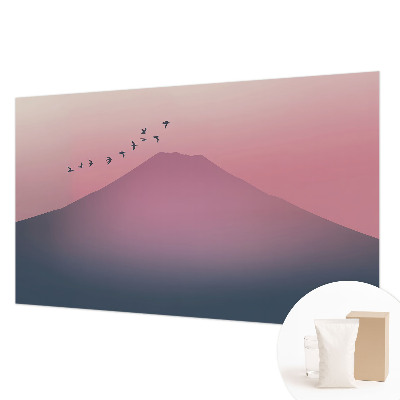 Tapisserie panoramique avec motif « Horský západ »