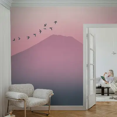 Papier peint photographique sur tissu non tissé Montagnes de l'Ouest