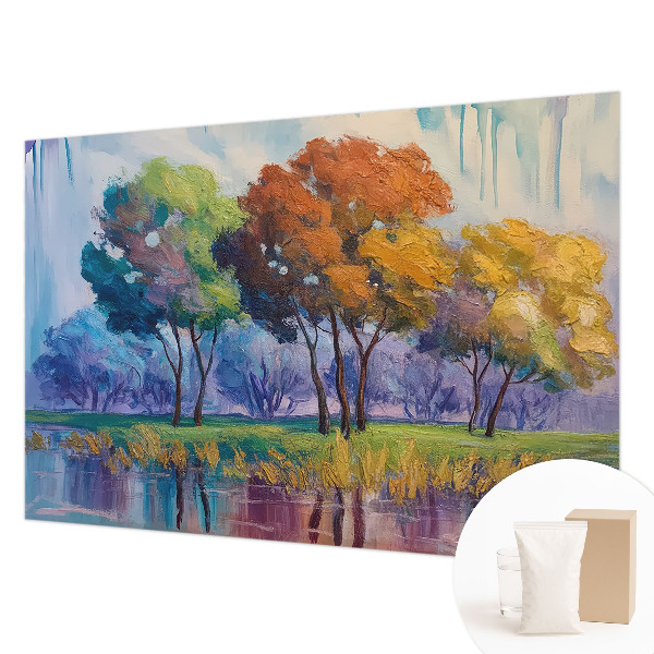 Papier peint panoramique salon Abstrakcia stromu