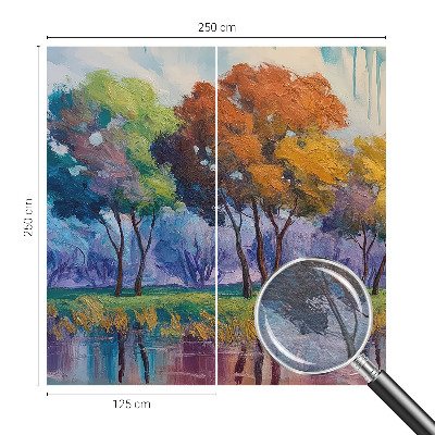 Papier peint panoramique salon Abstrakcia stromu