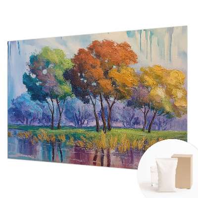 Papier peint panoramique salon Abstrakcia stromu